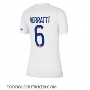 Paris Saint-Germain Marco Verratti #6 Tredjetrøje Dame 2022-23 Kortærmet
